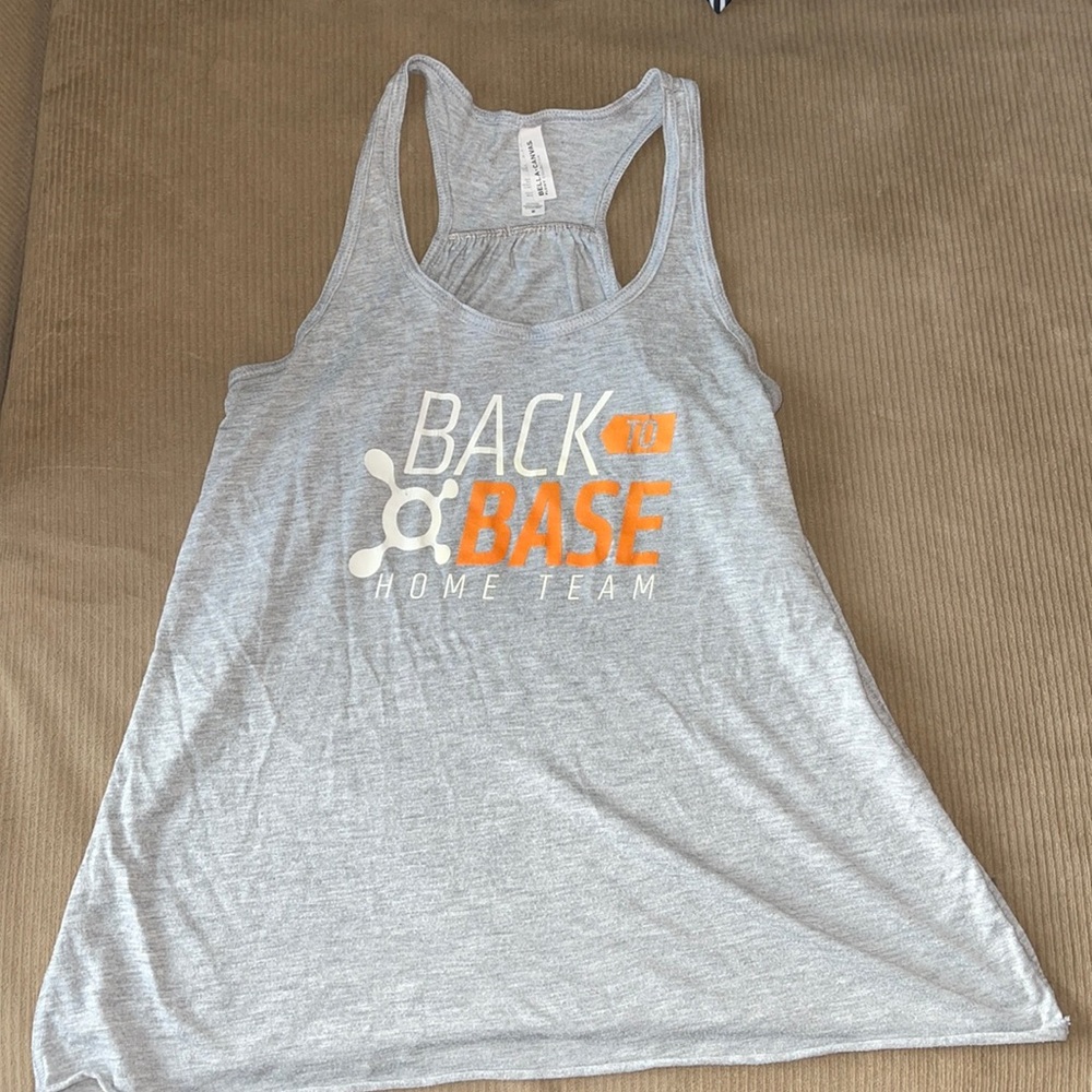 Bella canvas flowy orangetheory tank top